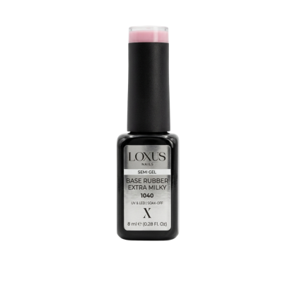 Loxus Nails Esmalte 1040 Base Rubber Extra Milky