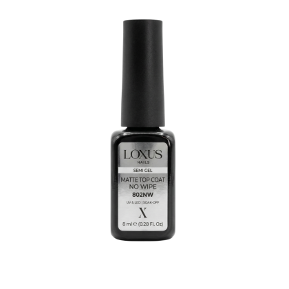 Loxus Nails Esmalte 802NW Matte Top Coat No Wipe